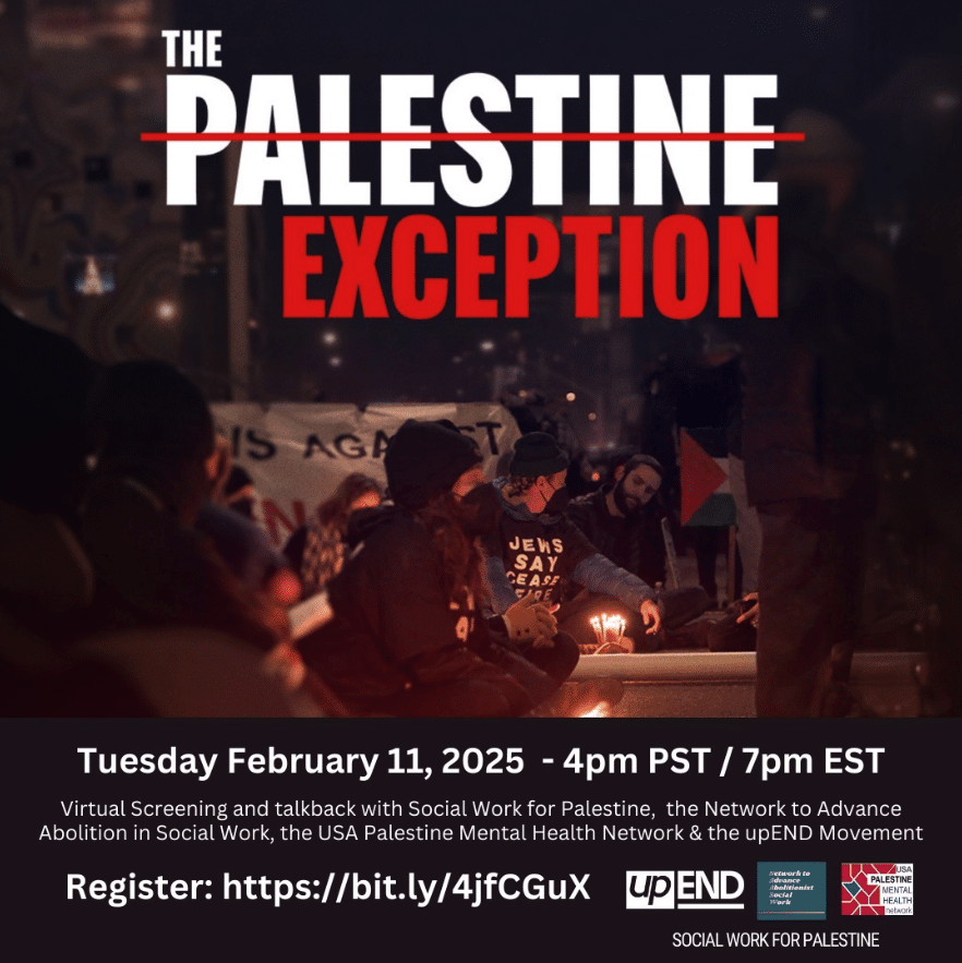 Join us for a Virtual Screening of "The Palestine Exception"